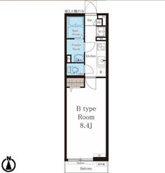 兵庫駅 徒歩9分 1階の物件間取画像